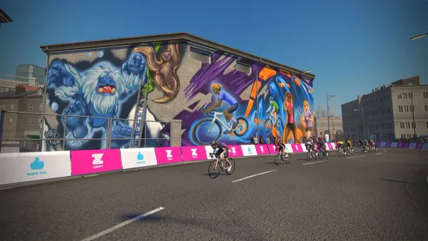 Race Crits with Zero Fear of Crashing in Zwift Crit City