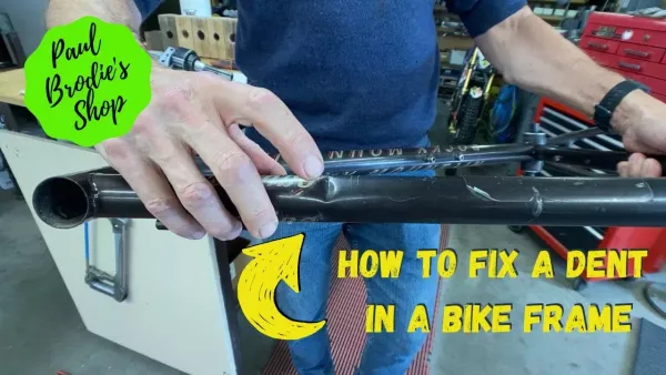 Video: How to fix a dent in your bike frame